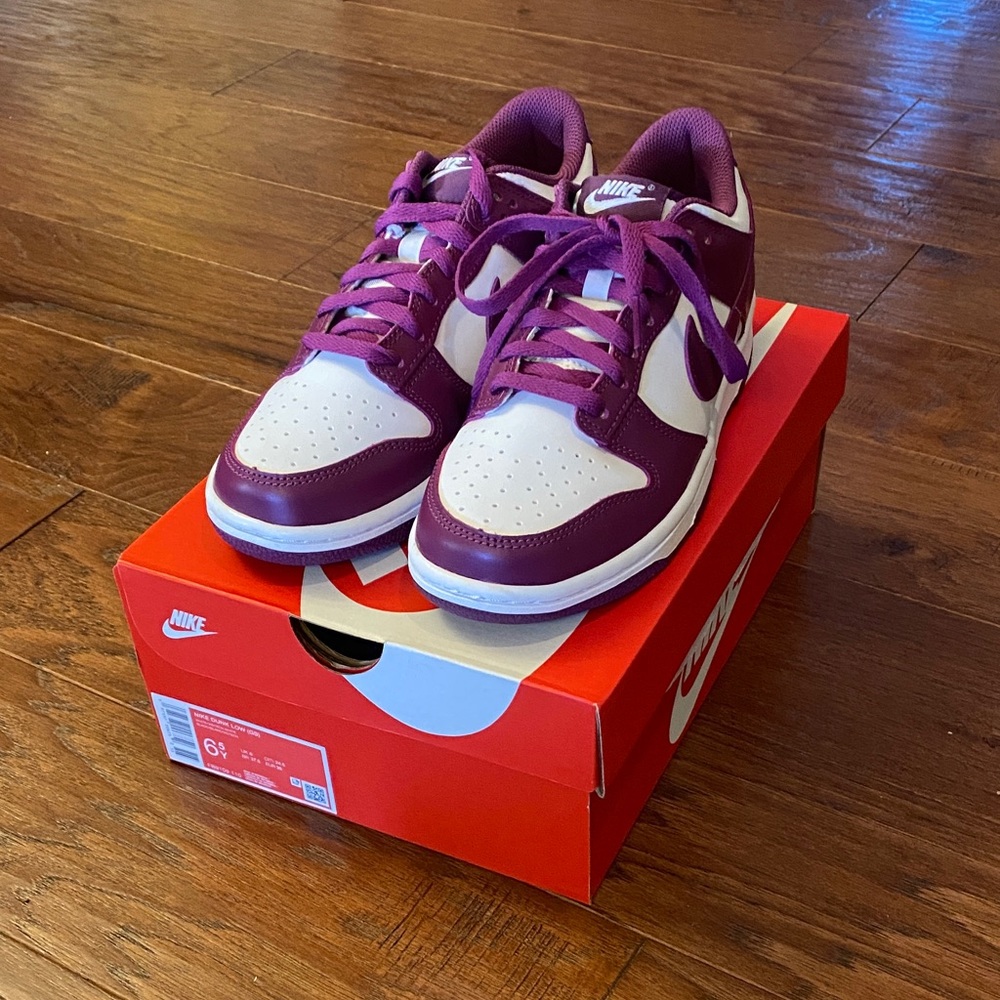 NWT Nike Purple Dunk Low Size 6.5Y